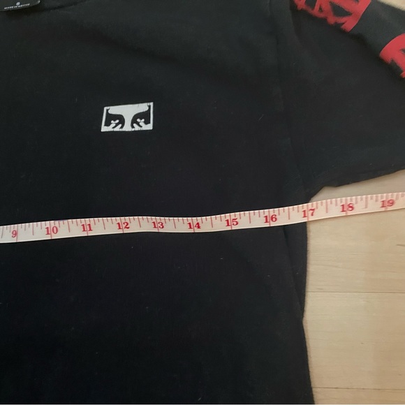 Obey Black Long Sleeve Small T-Shirt - Human Rights - Picture 4 of 9